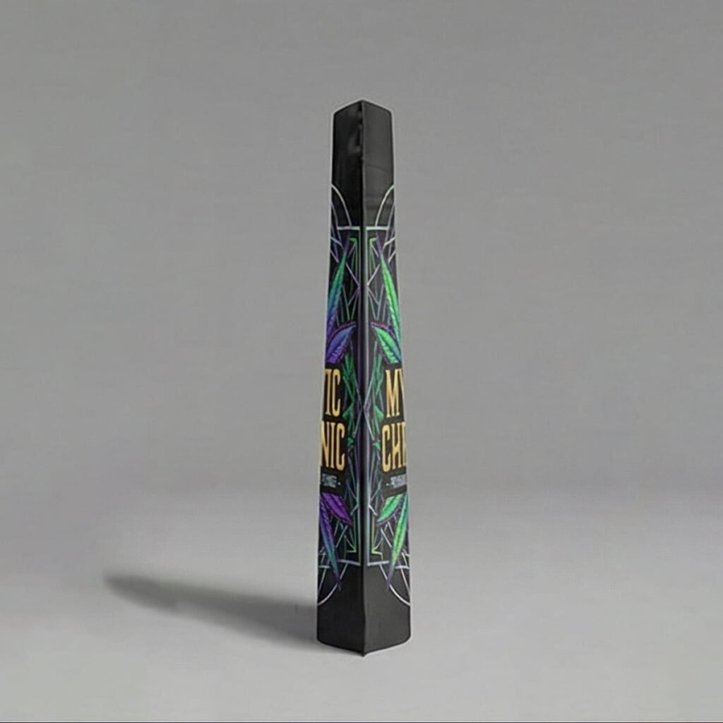 5g Matte Black Child-Resistant Barrier Bag (ASTM Compliant)