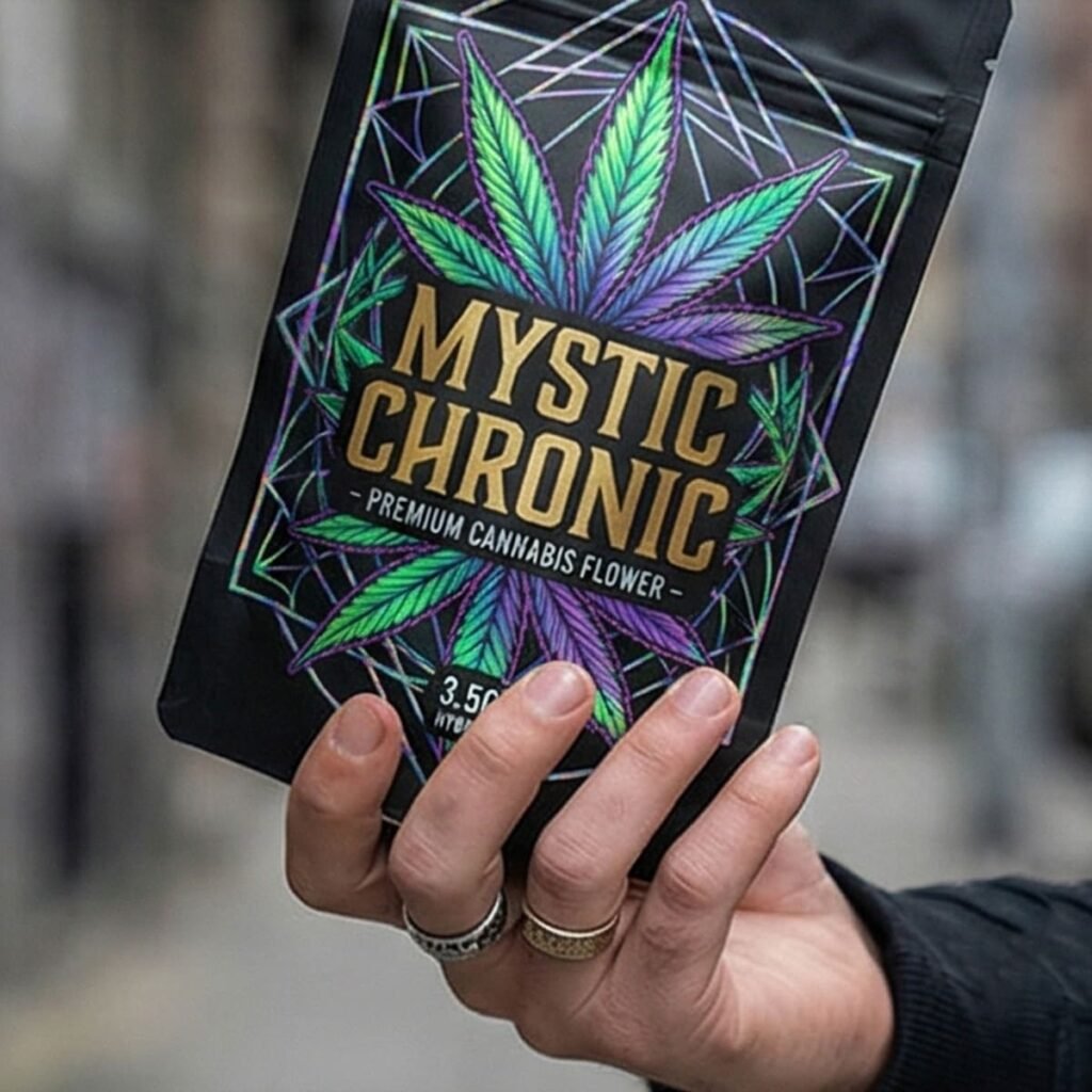 5g Matte Black Child-Resistant Barrier Bag (ASTM Compliant)