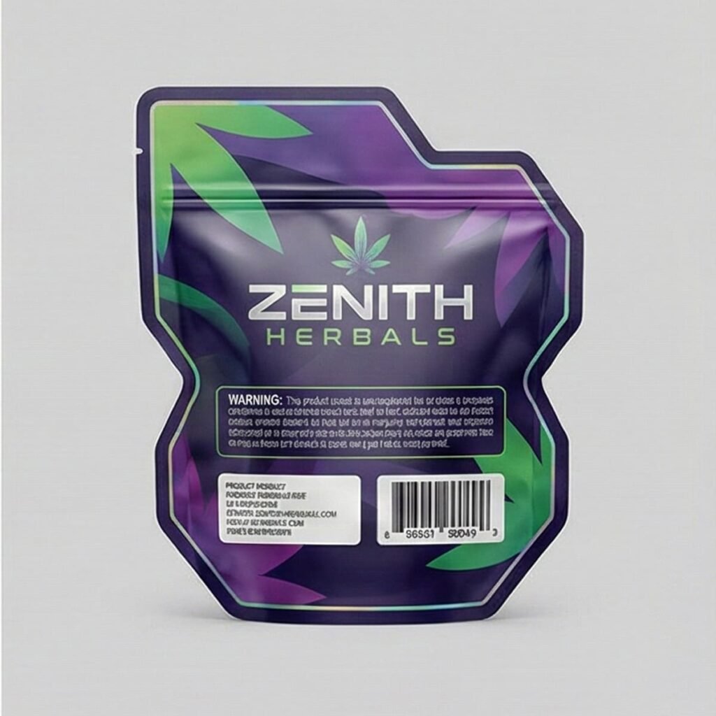 1g Pinch N Slide 3.0™ Matte Black PCR Mylar Bag (Child-Resistant)